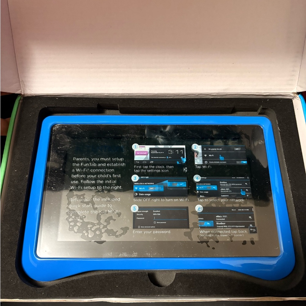 Blue Kids Tablet